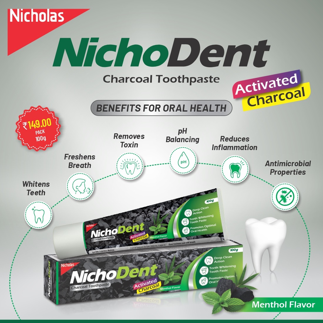 Nichodent Toothpaste 100Gm