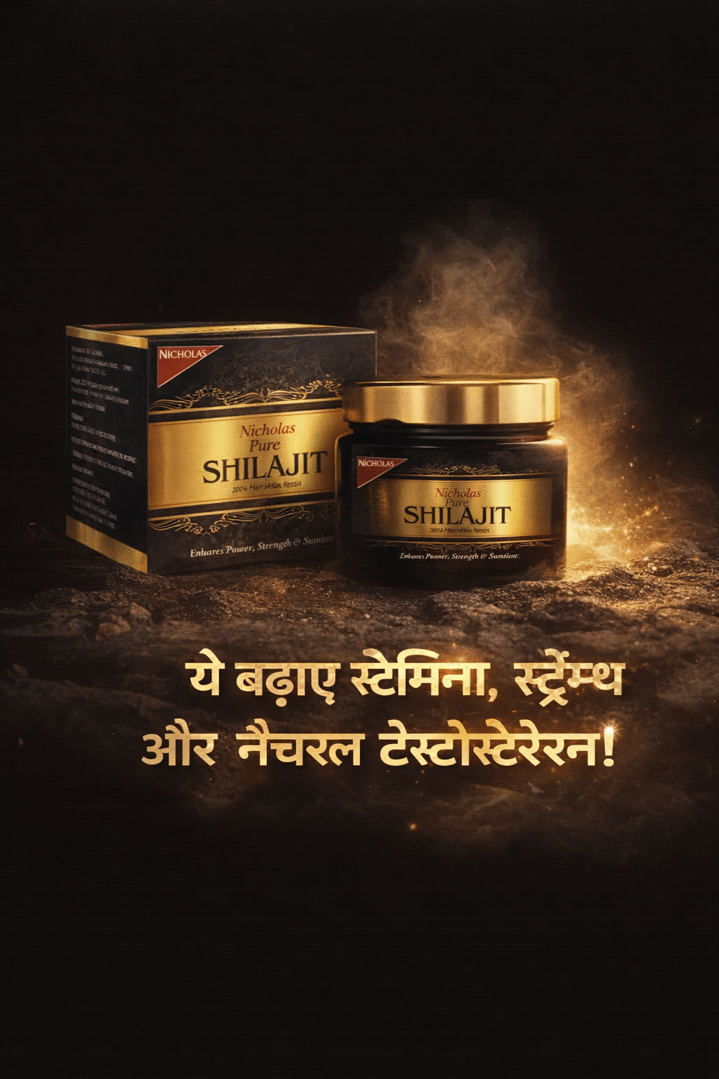 Pure Shilajit Resin 20 Gm Nicholas